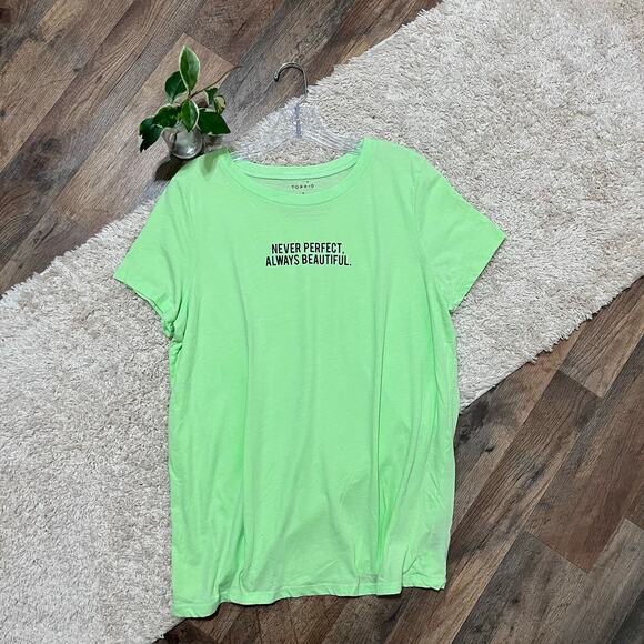 Torrid "Never Perfect Always Beautiful" Confidence Self-Love Classic T-Shirt - Picture 1 of 5